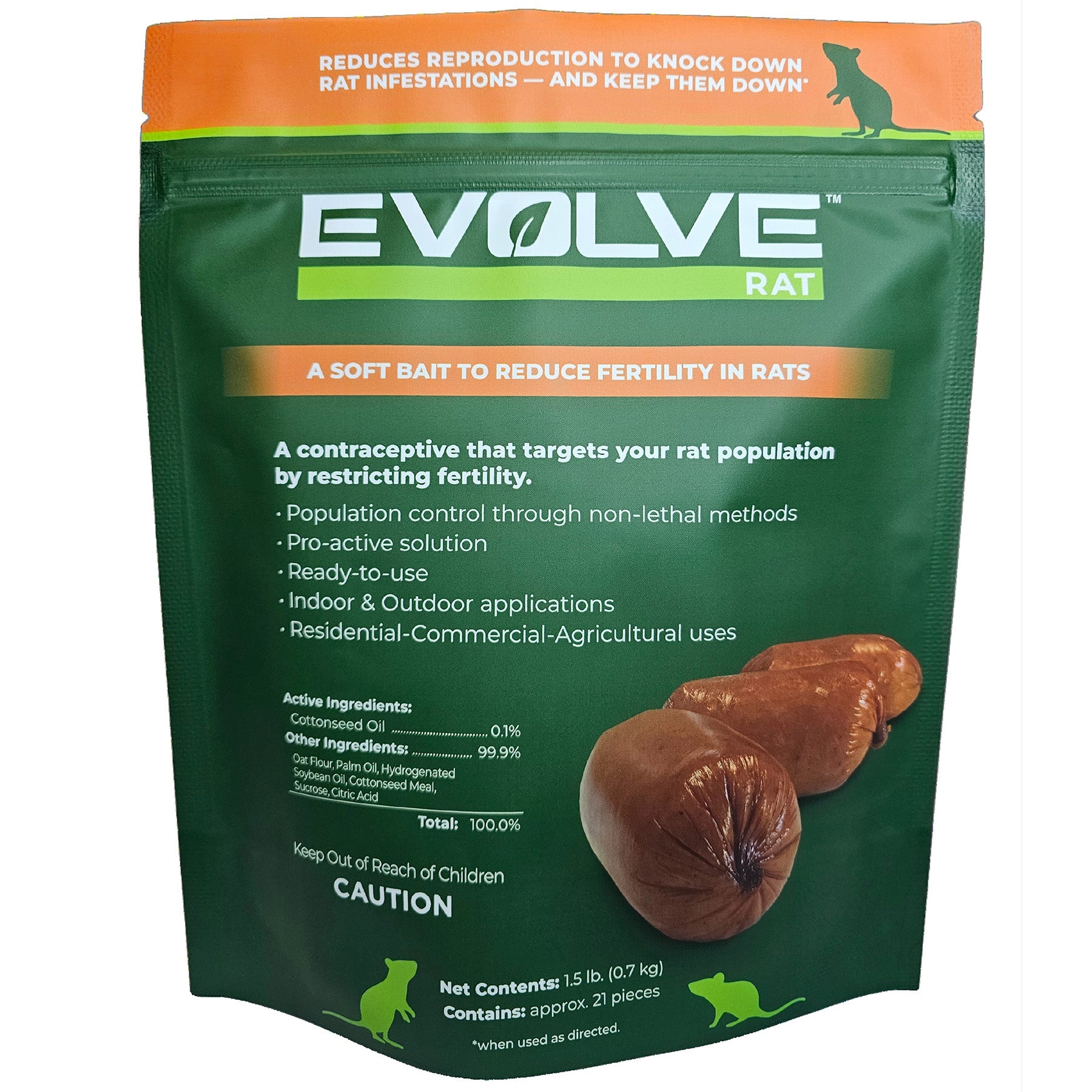 Evolve Rat Birth Control - 1.5 lb